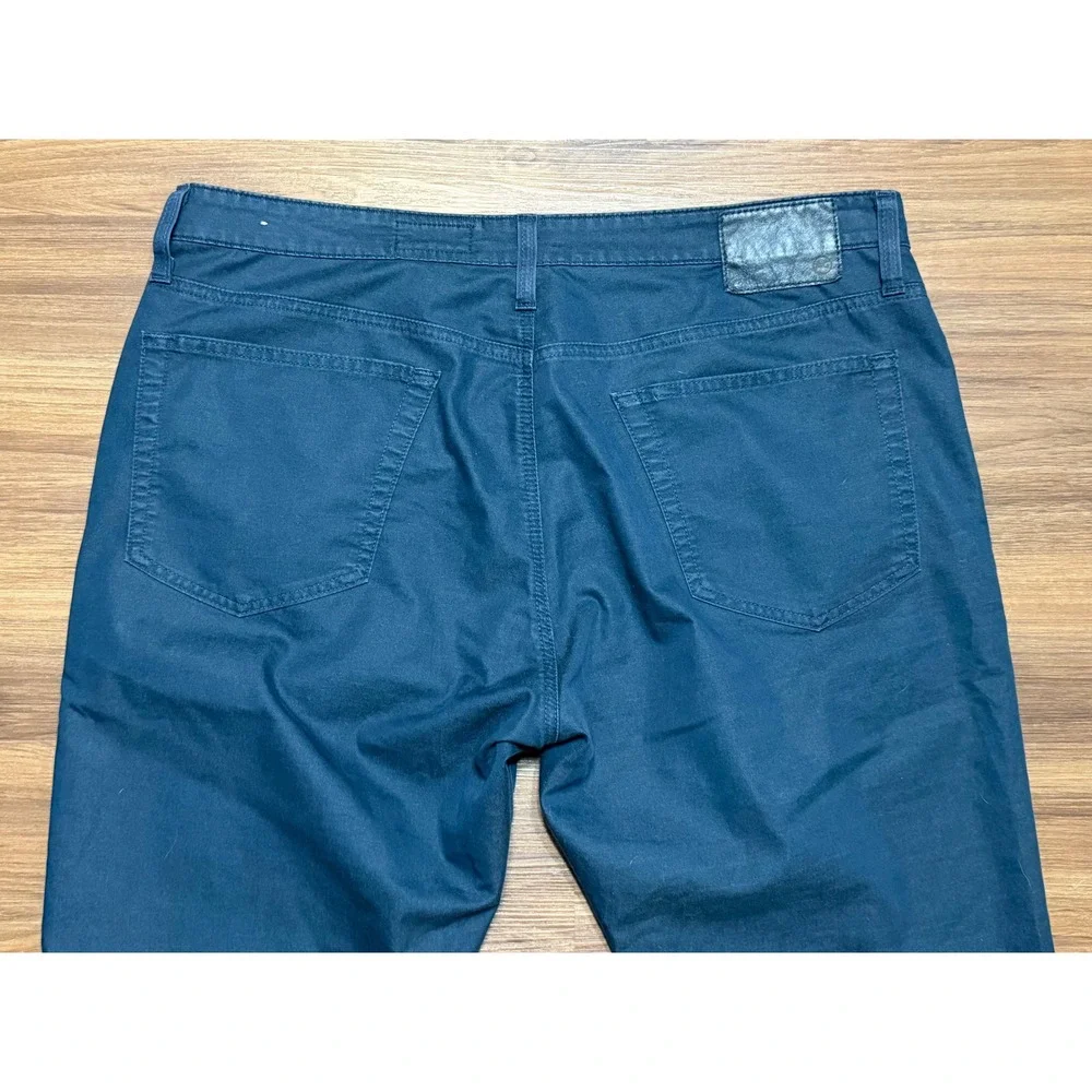 AG Adriano Goldschmied Everett Slim Straight Chino Pants Blue Teal Sz 38x34